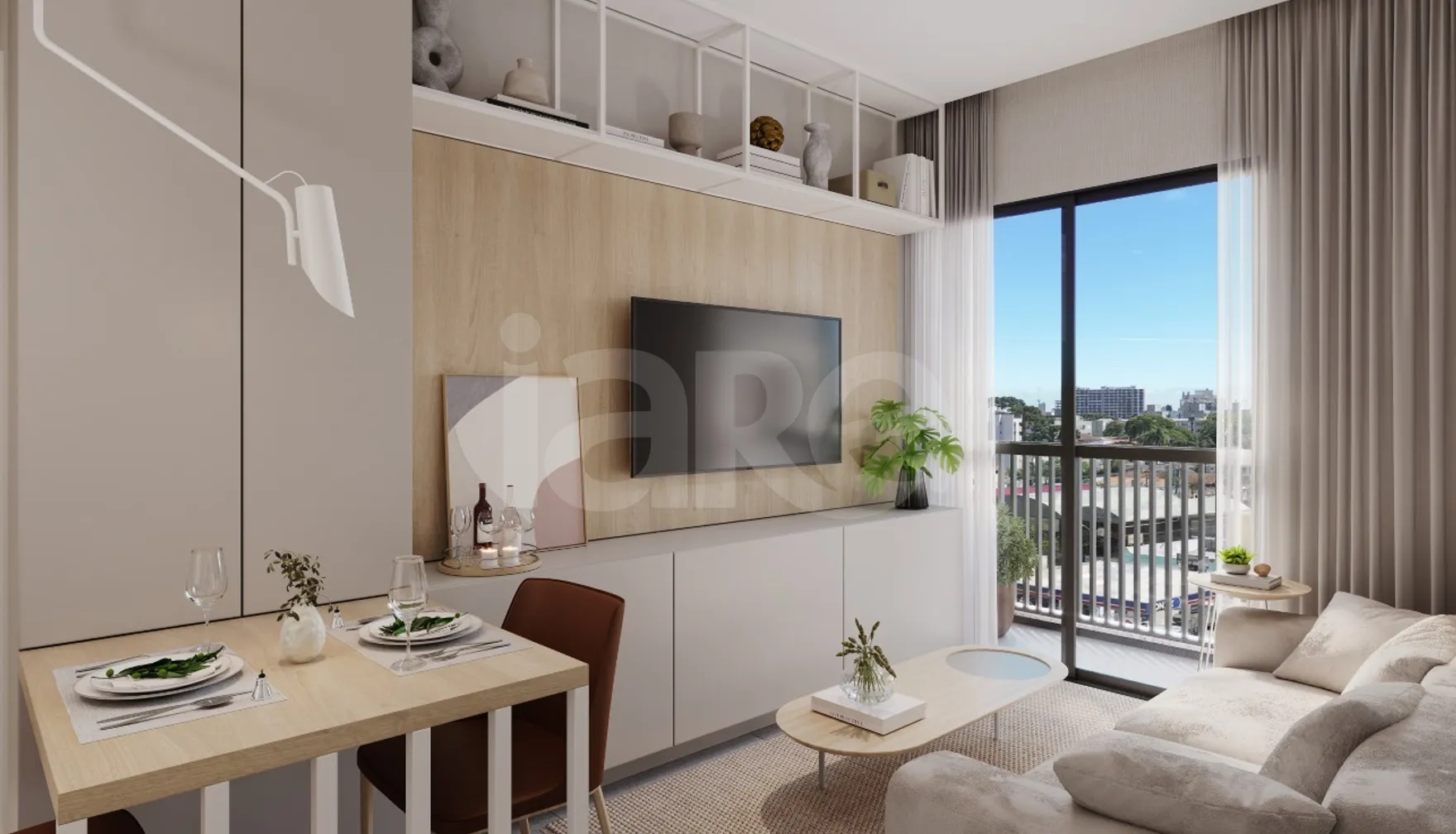 Moní - Apartamento com 34,35 m², em Alto da Glória — foto 5