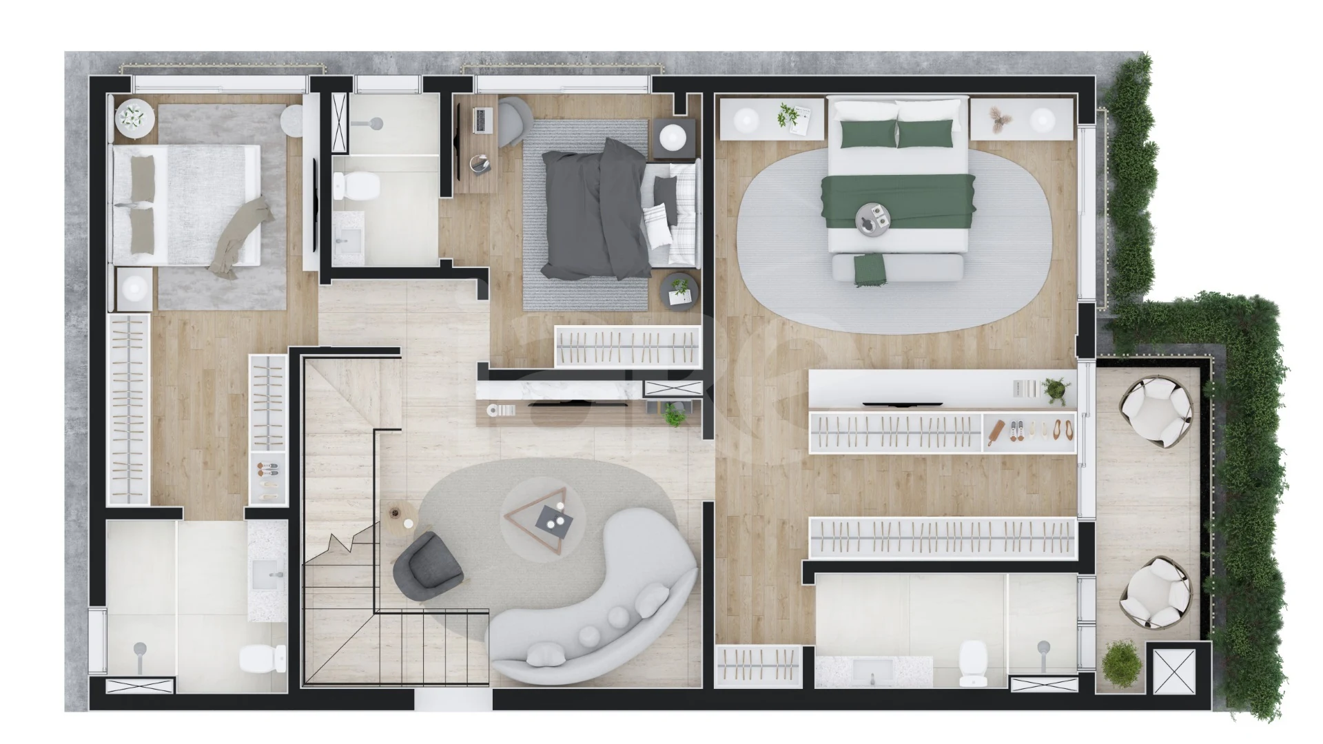 Planta — Cobertura Duplex 267,85 m²