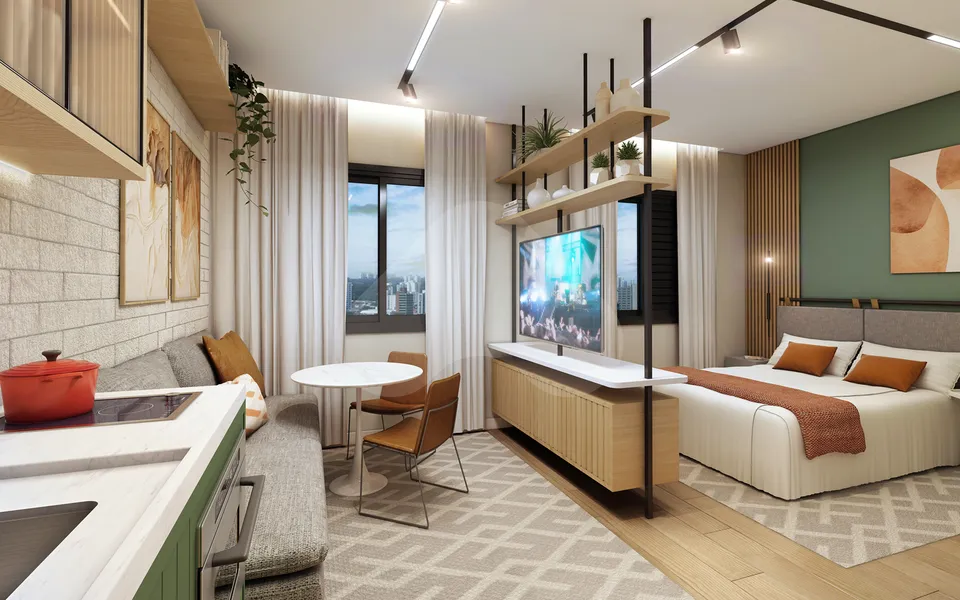 Ousy Santa Cecília - Apartamento com 24,39 m², em Santa Cecília — foto 3