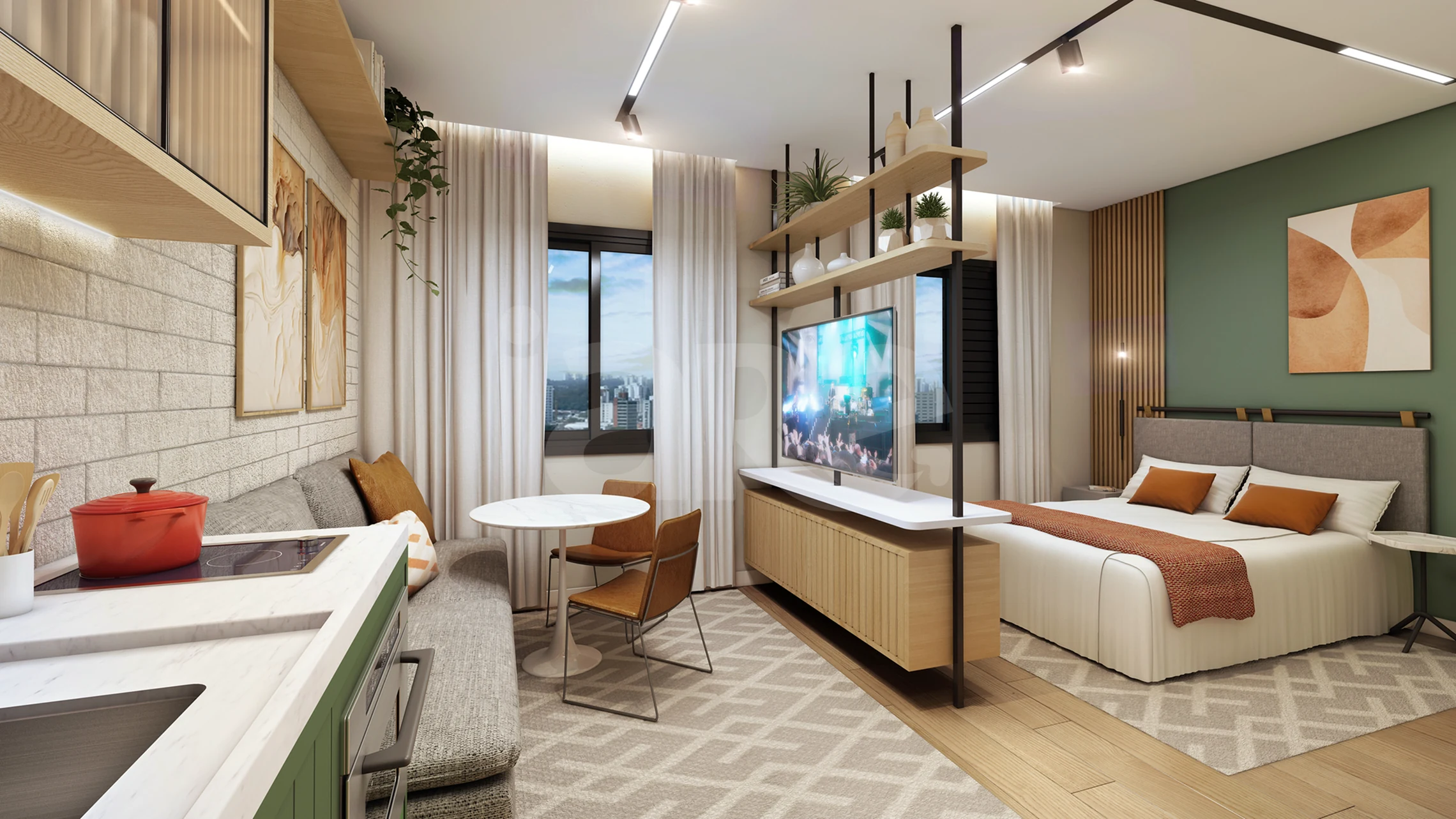 Ousy Santa Cecília - Apartamento com 41,32 m², em Santa Cecília — foto 3