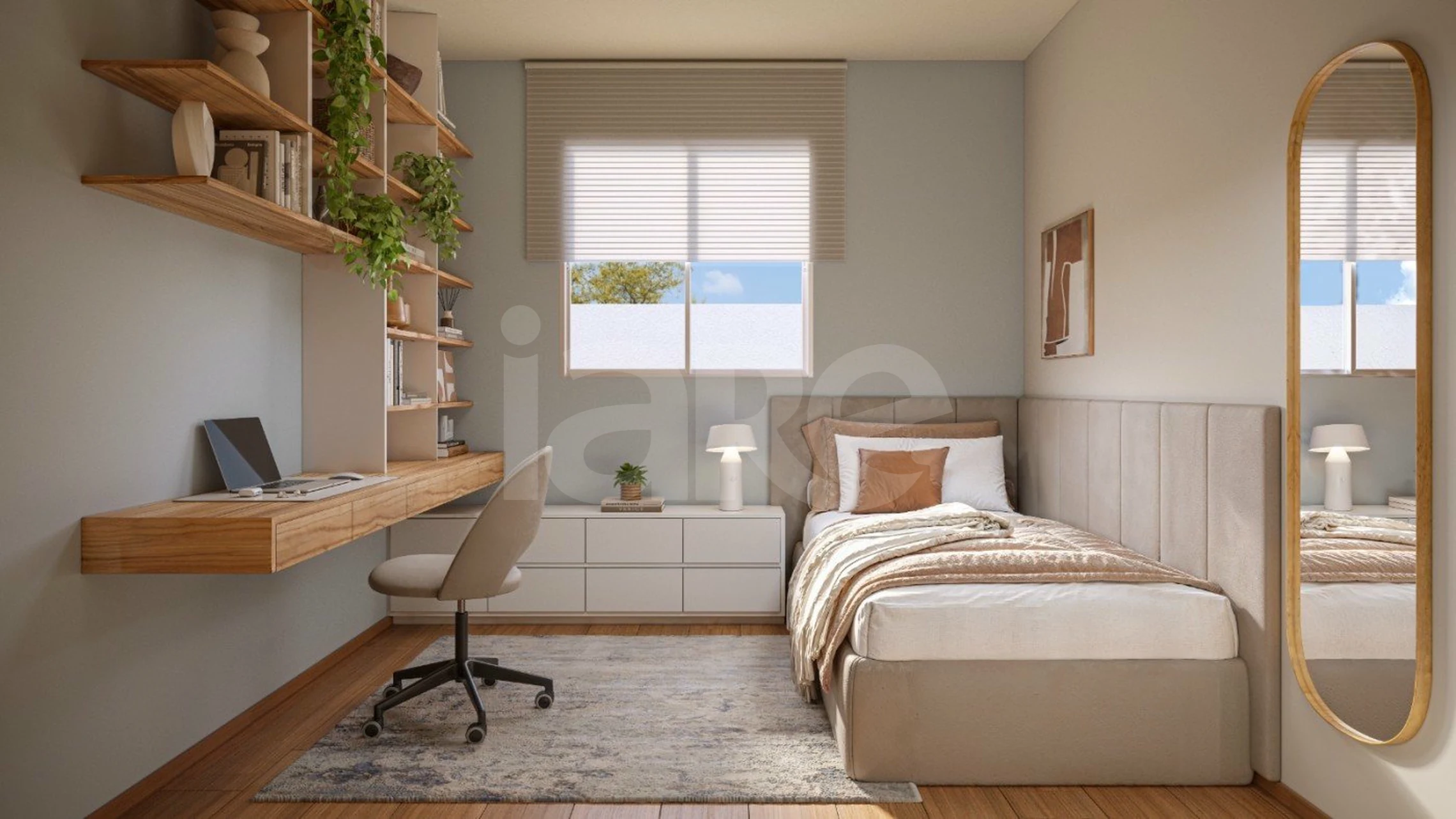 Flores da Alvorada - Apartamento com 47,8 m², em Bela Vista — foto 5