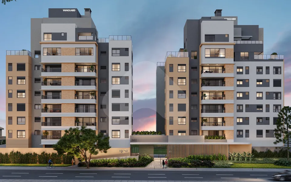 Nest - Apartamento com 84,91 m², em Alto da Rua XV — foto 2