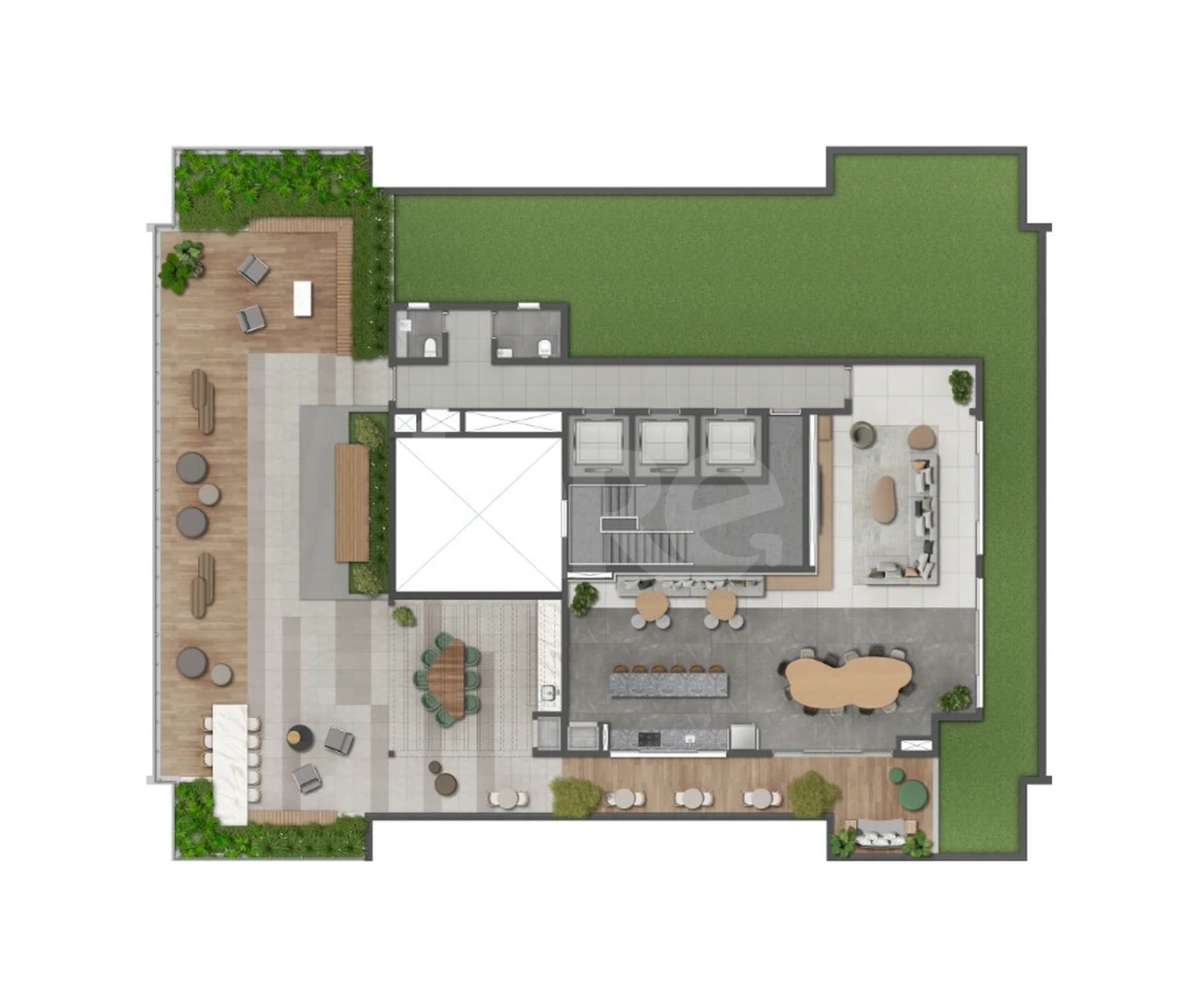 Planta — Pavimento rooftop