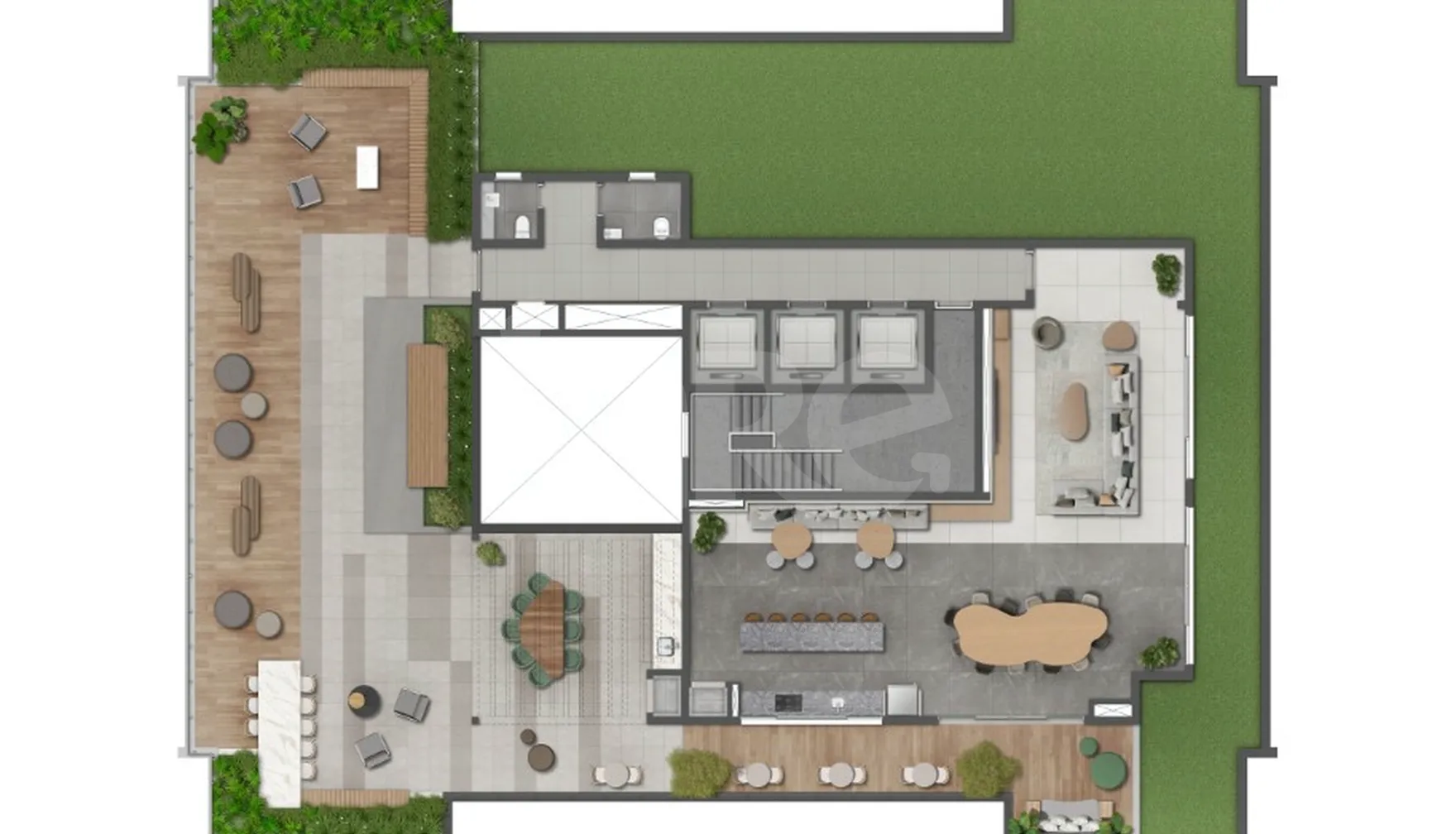 Planta — Pavimento rooftop