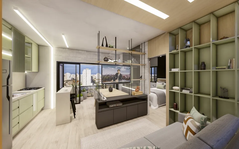 Ateliê Cambuí - Apartamento com 43,08 m², em Cambuí — foto 2