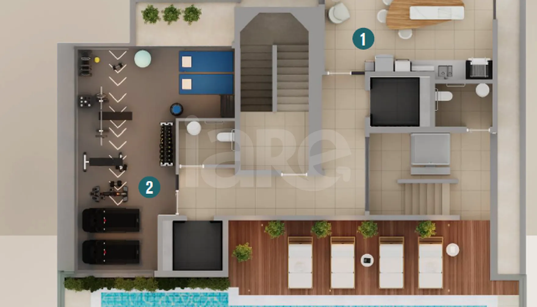 Planta — Pavimento rooftop