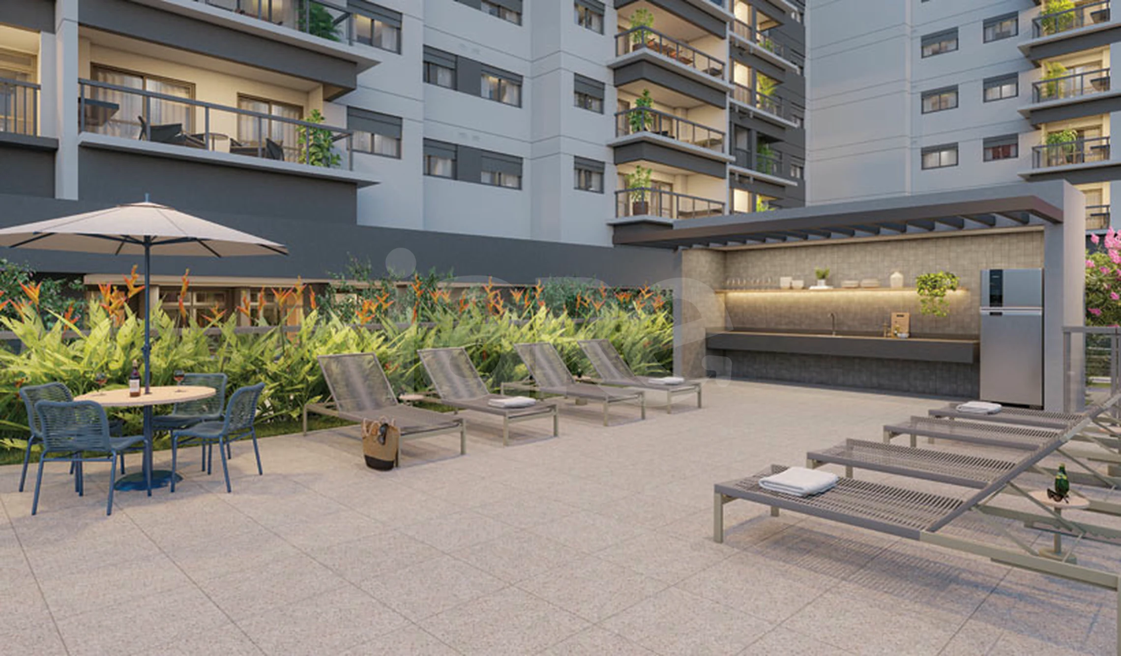 Blue Marine Home Resort - Apartamento com 56,47 m², em Vila Monte Alegre — foto 31