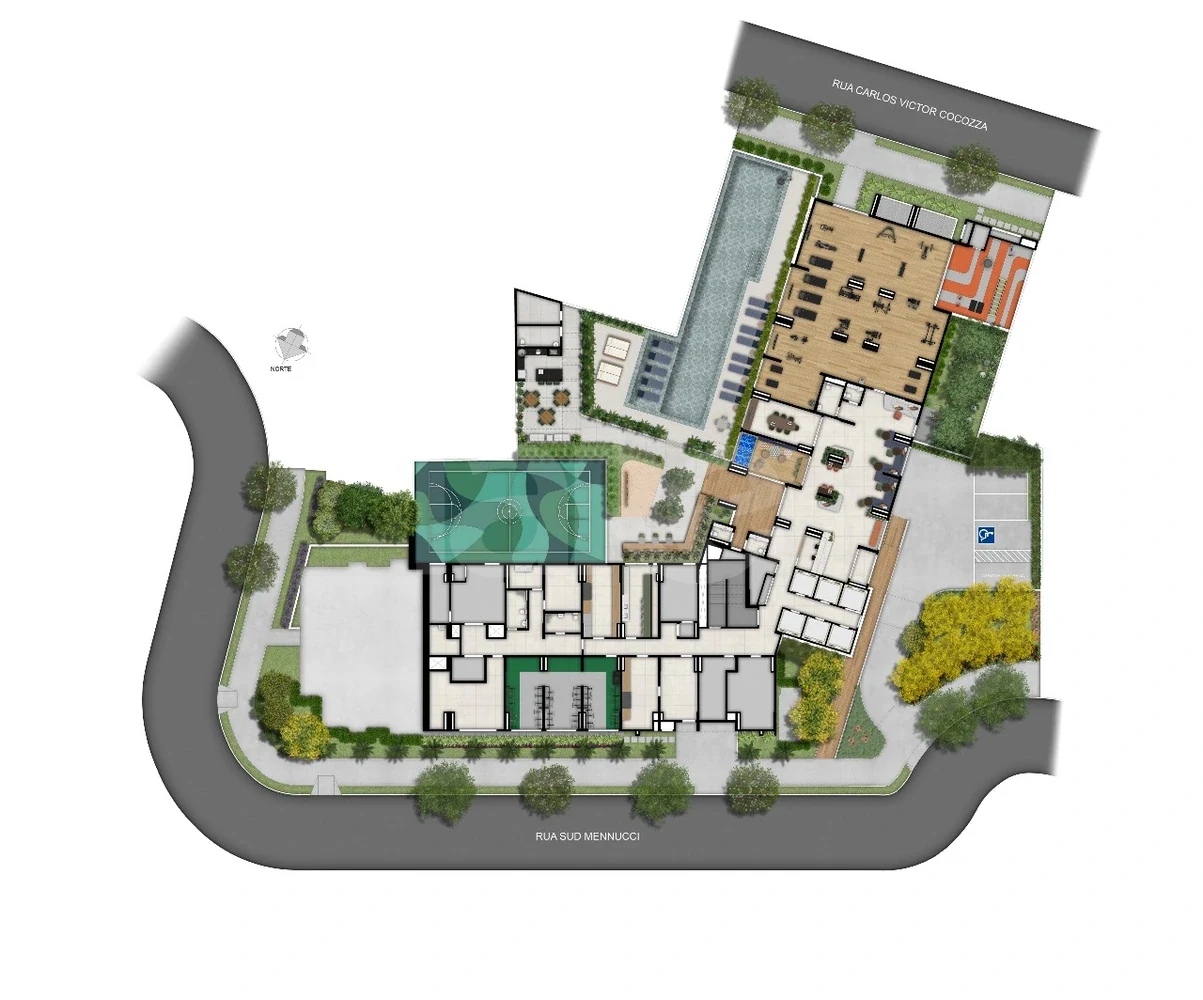 Planta — Pavimento térreo 2