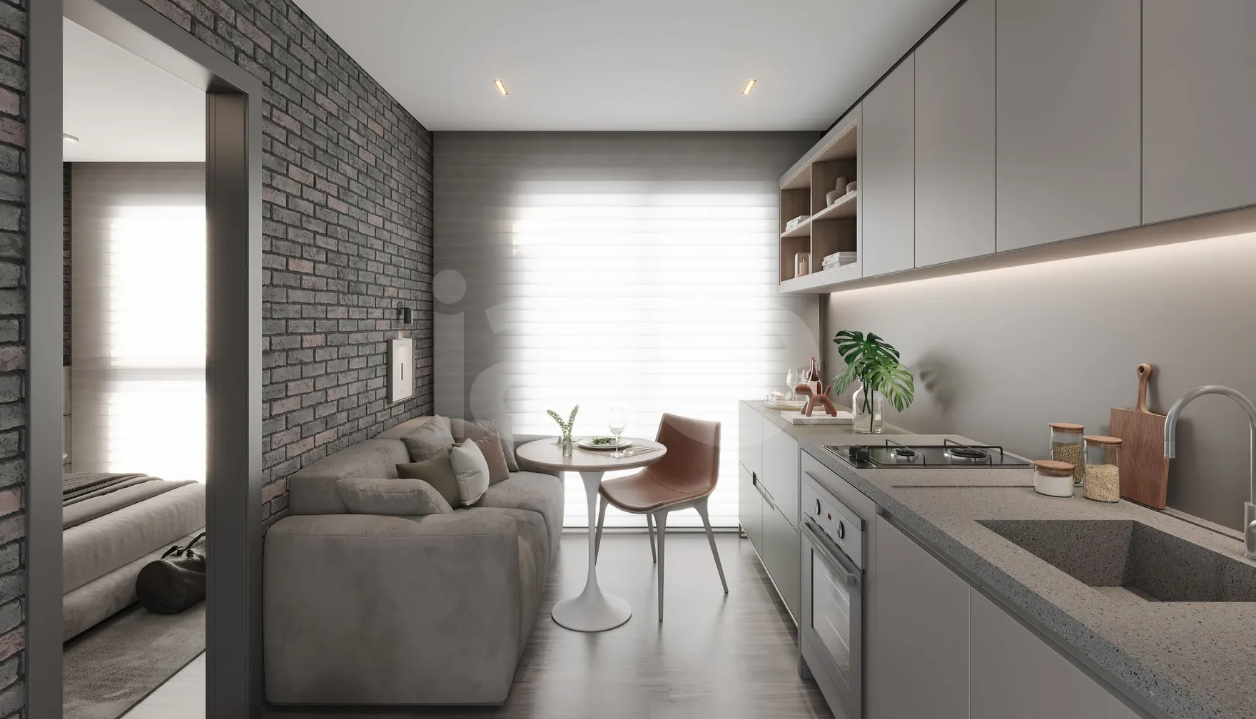 Montreal - Apartamento com 29,09 m², em Bacacheri — foto 6