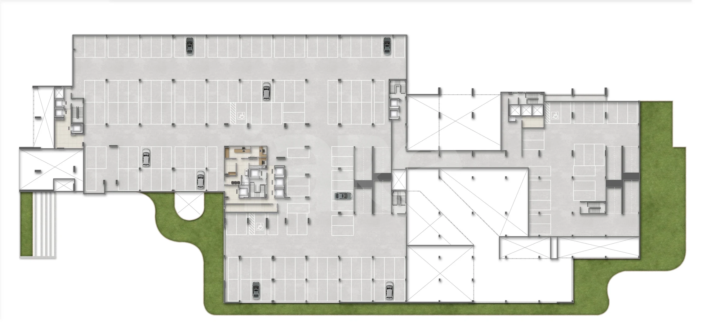 Planta — Pavimento garagem 01