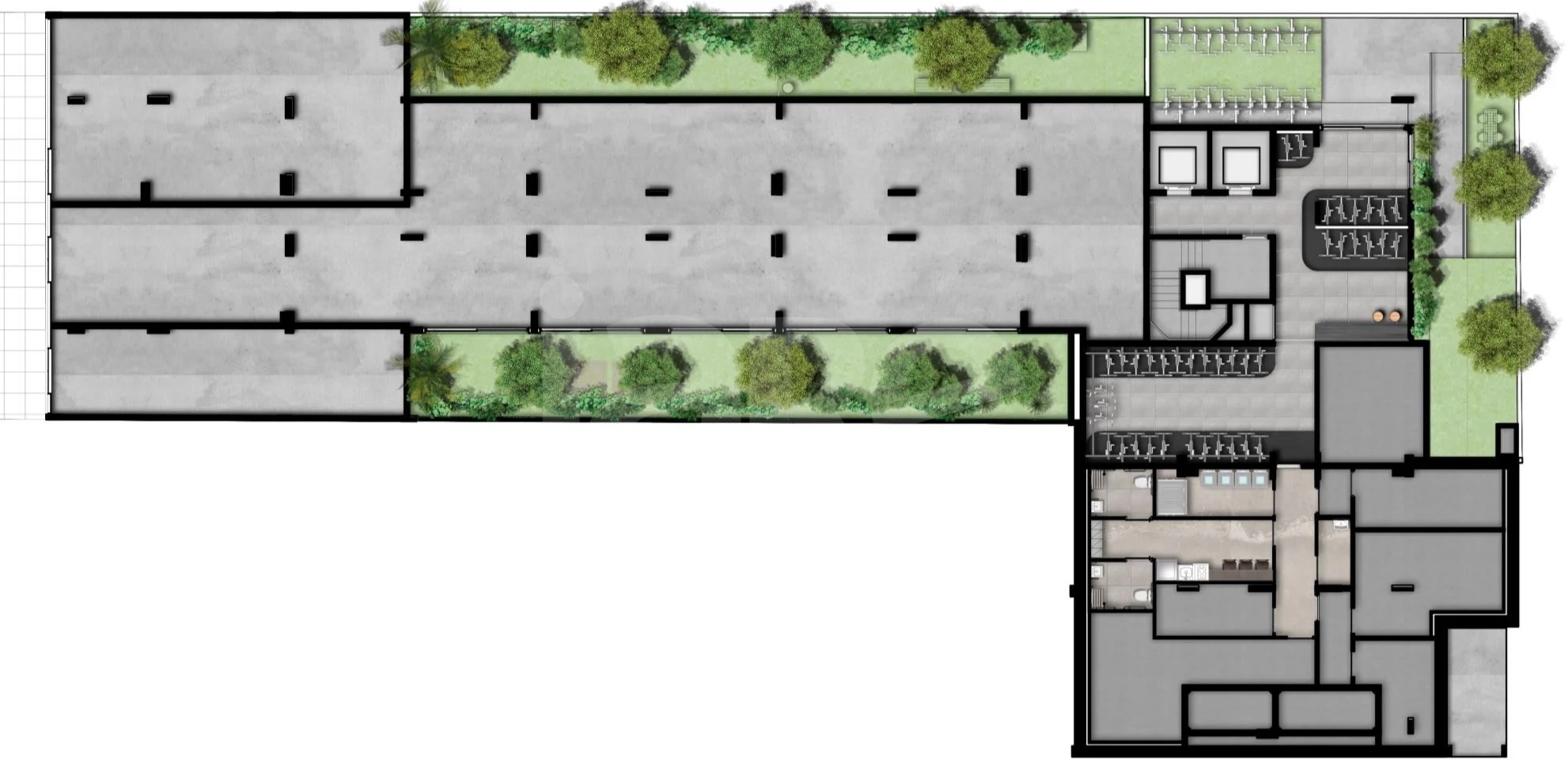 Planta — Pavimento subsolo