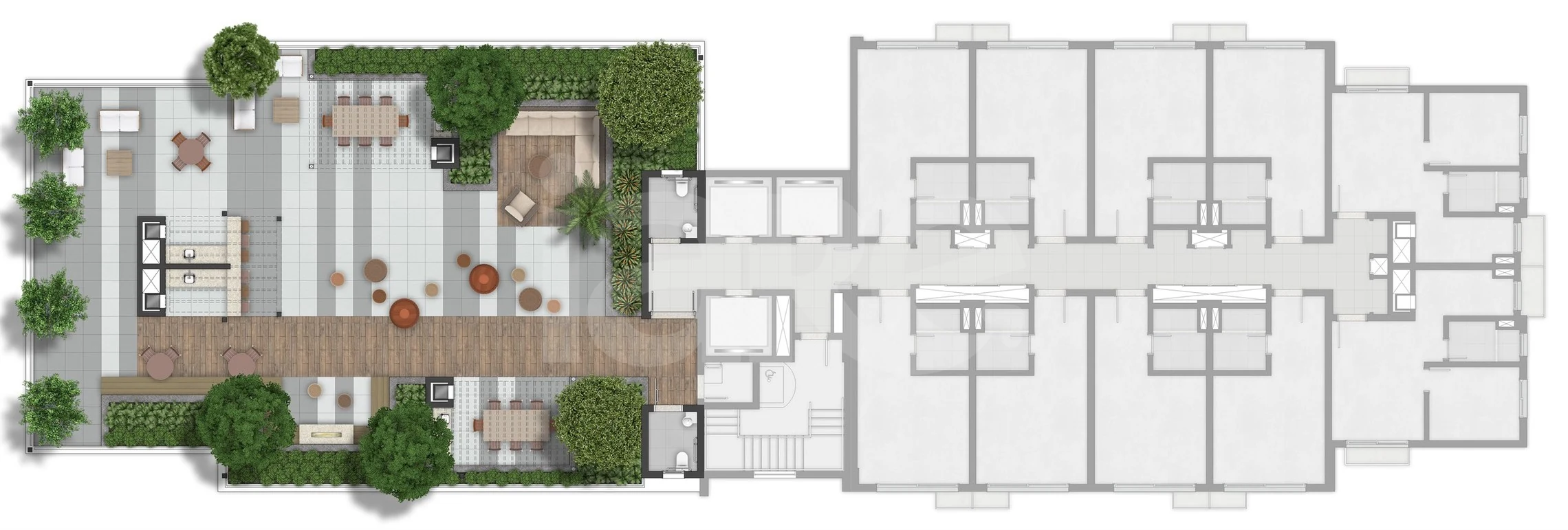 Planta — Implantação cobertura