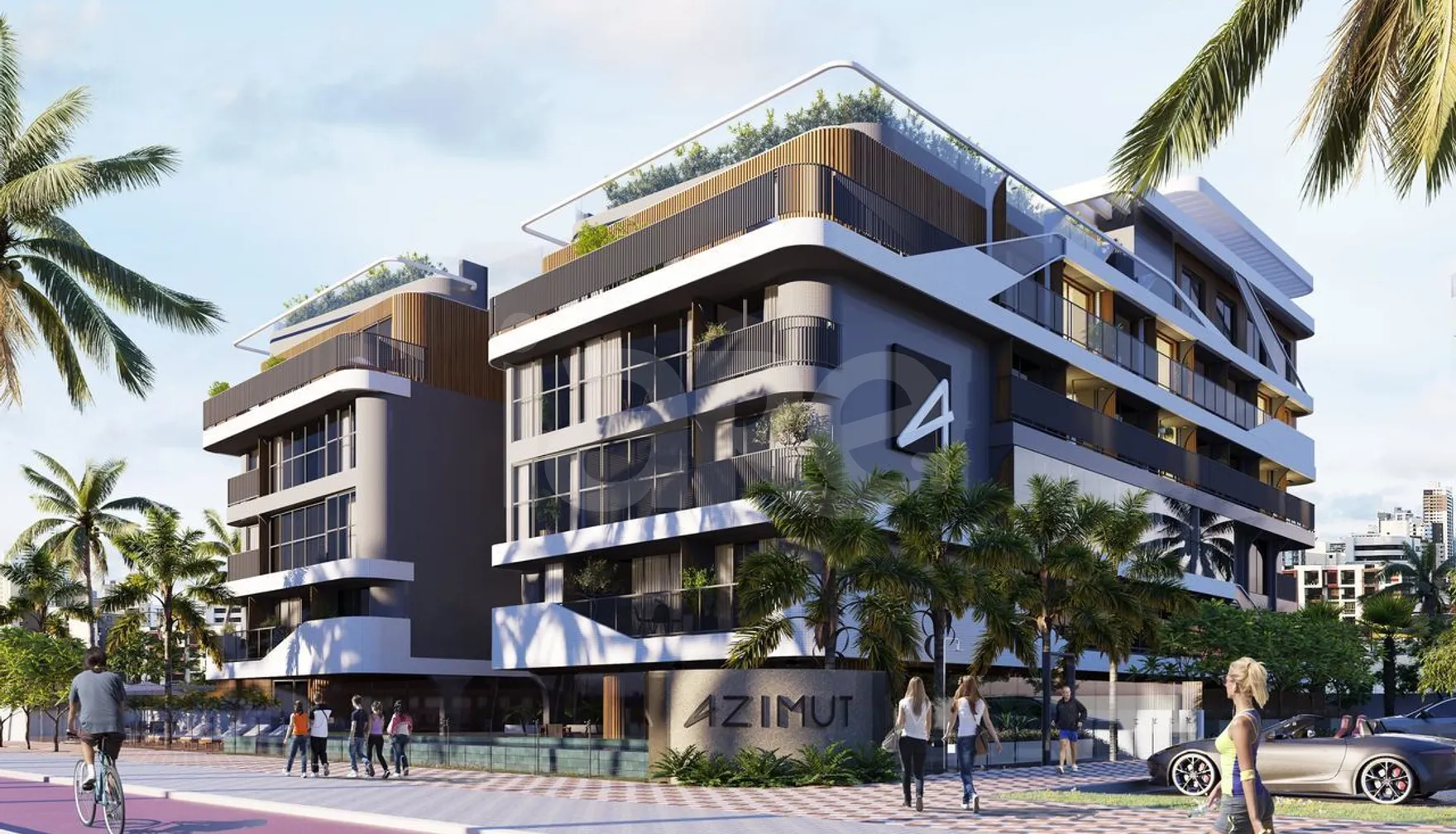 Azimut - Garden com 31,2 m², em Intermares — foto 4