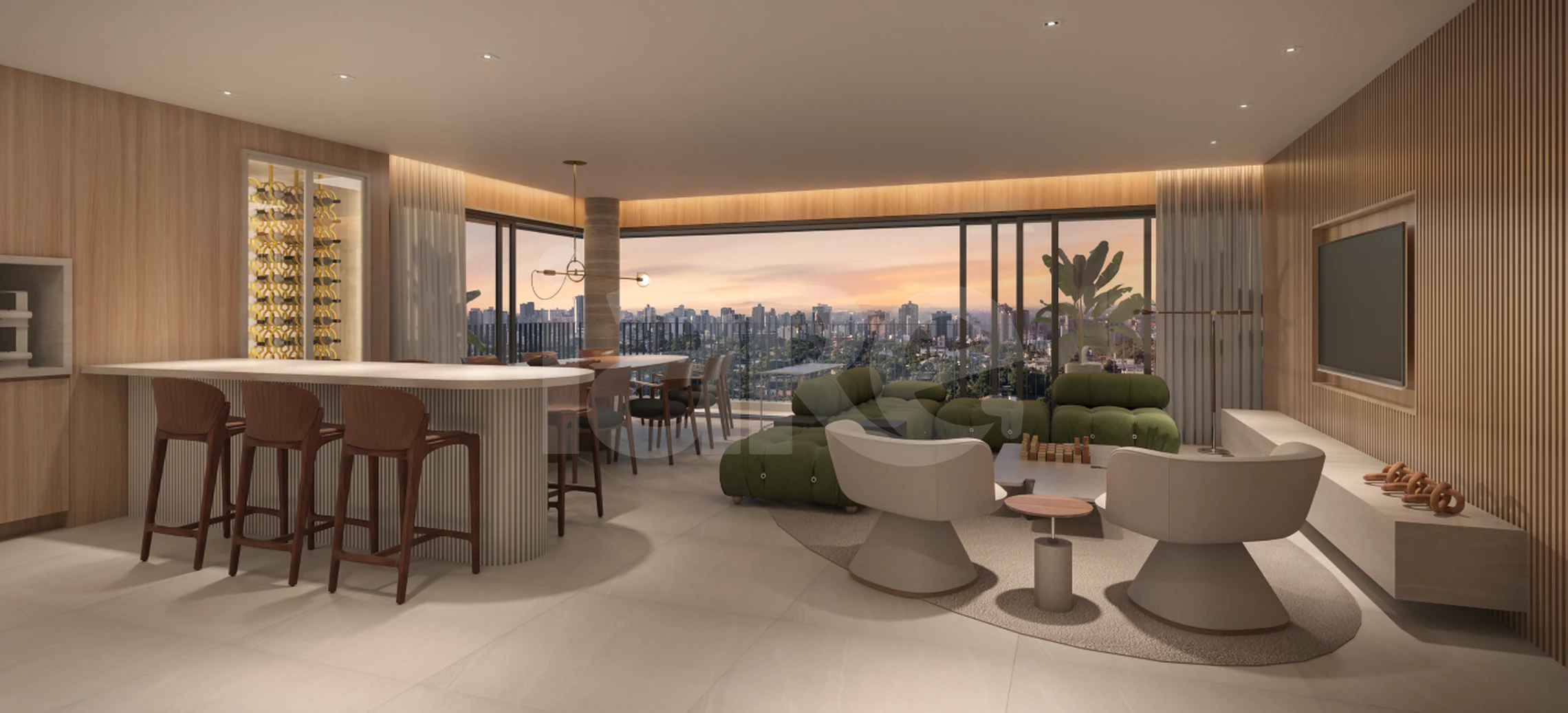 Grand Lodge Batel - Garden com 276,84 m², em Batel — foto 2