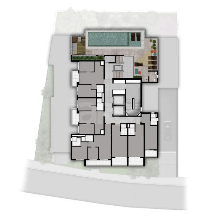 Planta — Pavimento 13