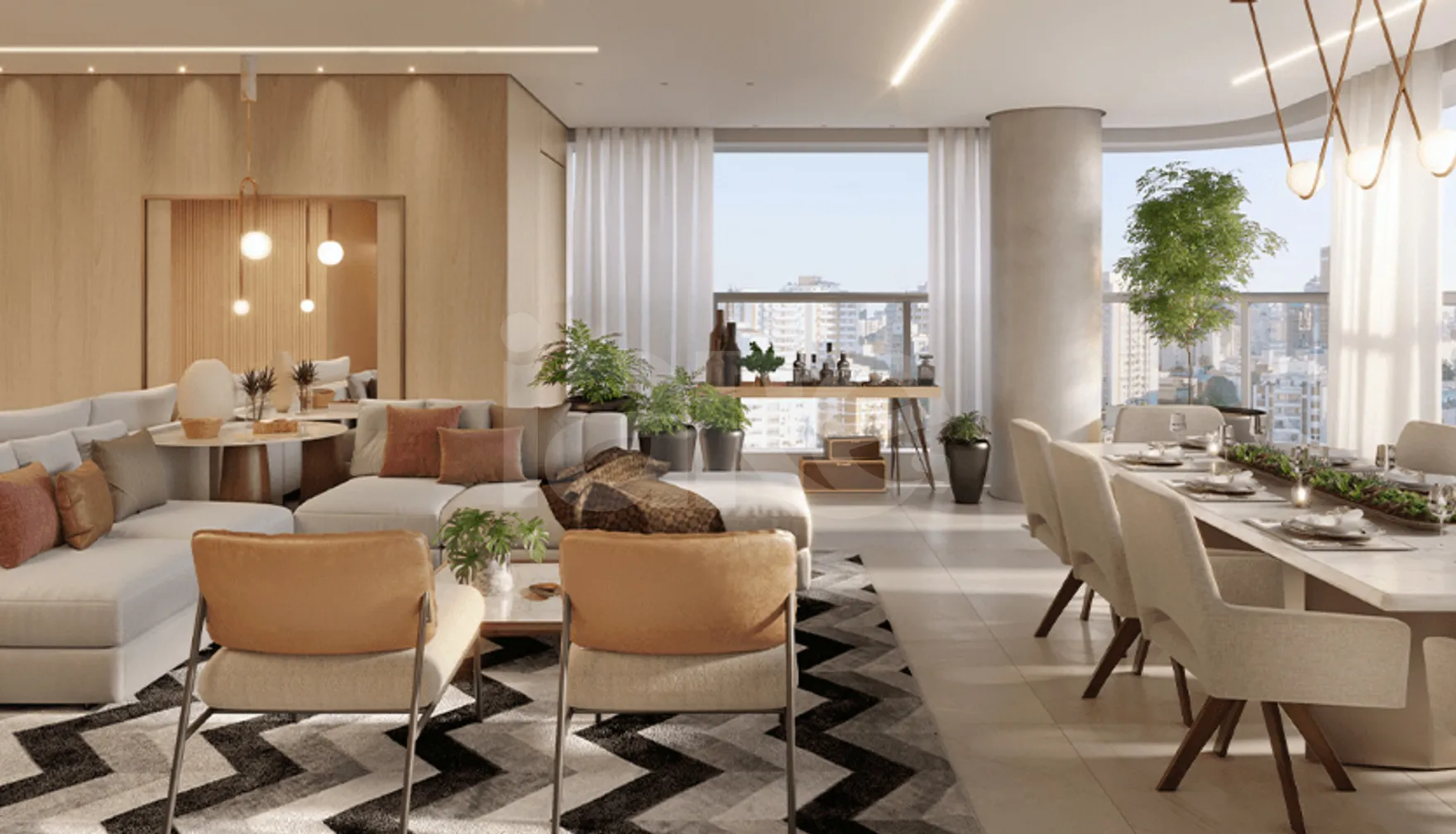 Neo Alphaville - Apartamento com 175 m², em Alphaville — foto 2