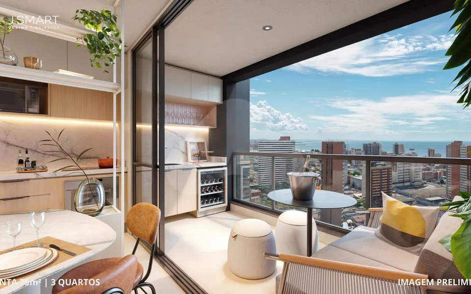 J.Smart Design Meireles - Apartamento com 78,7 m², em Meireles — foto 25