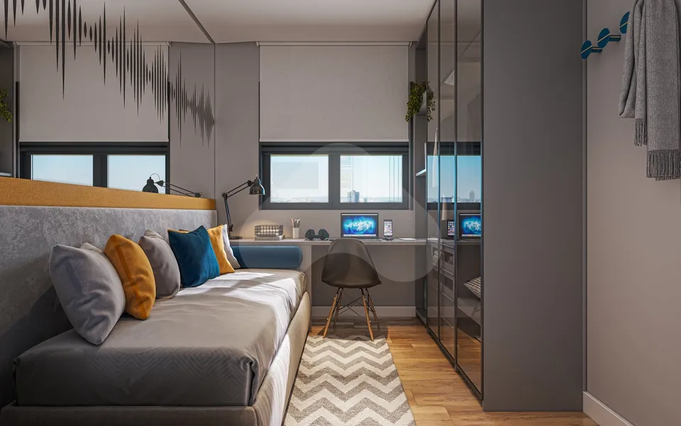 Vista Sul - Apartamento com 48,74 m², em Vila do Encontro — foto 5