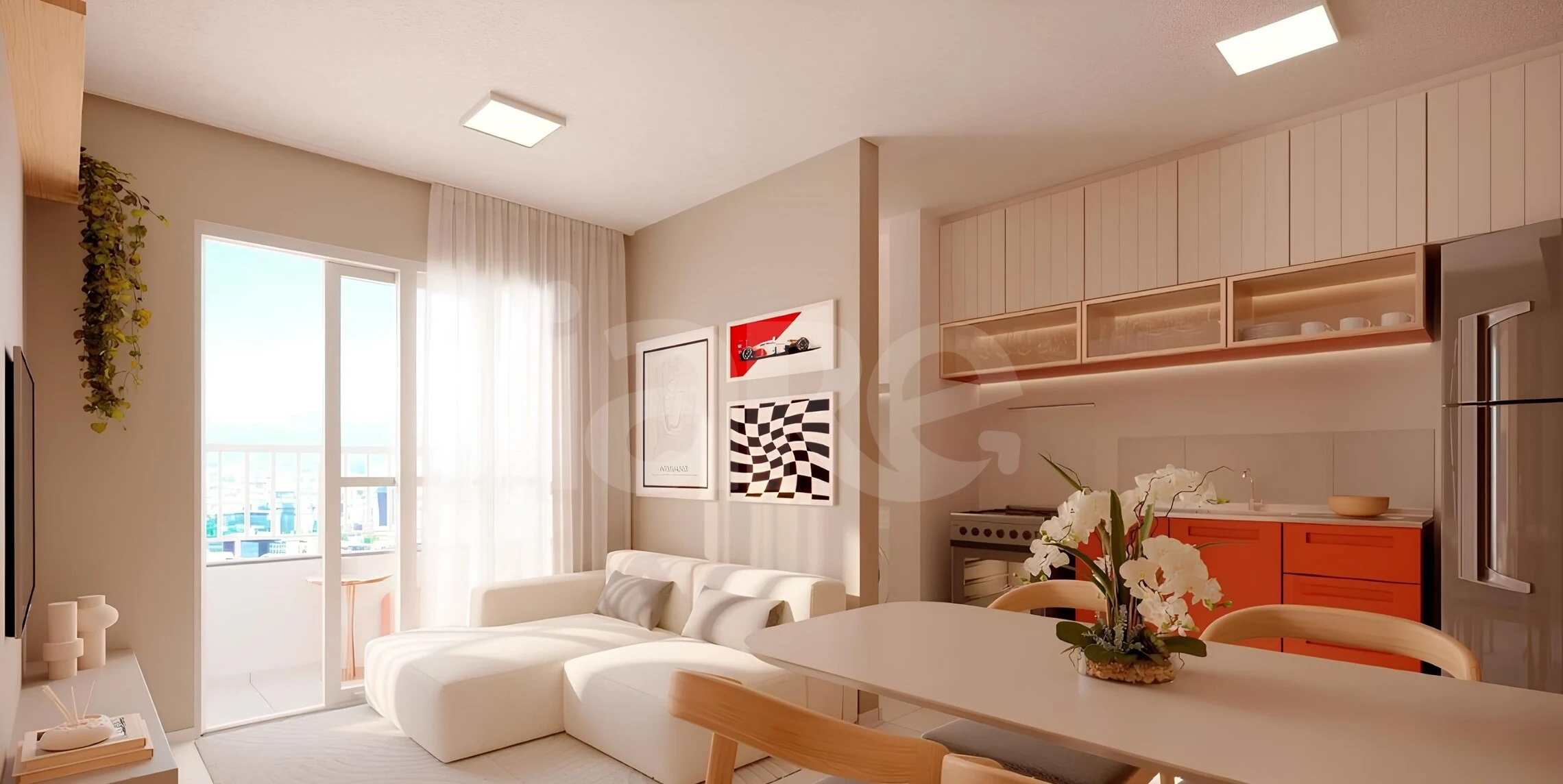Estoril - Apartamento com 39,56 m², em Usina Piratininga — foto 2