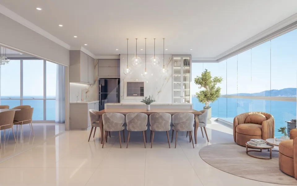 Diamante Residence - Apartamento com 259 m², em Meia Praia — foto 6