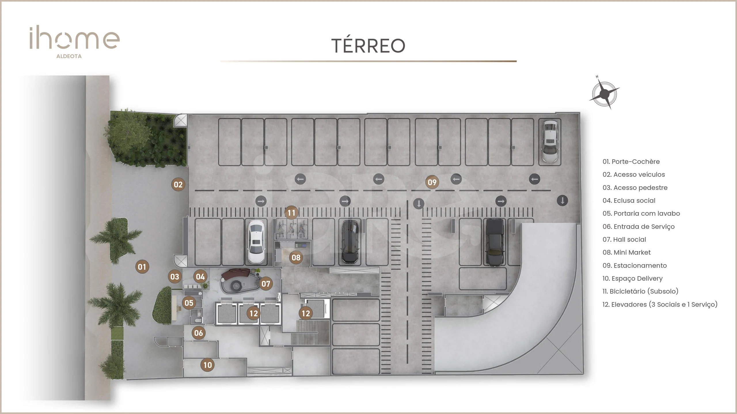 Planta — Implantação Térreo