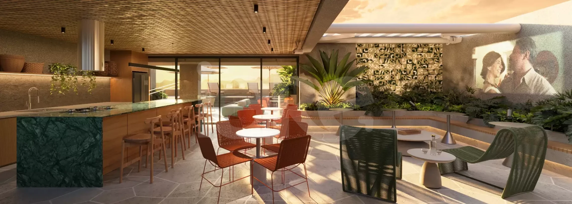 Oriá Residencial - Apartamento com 45,32 m², em Glória — foto 4