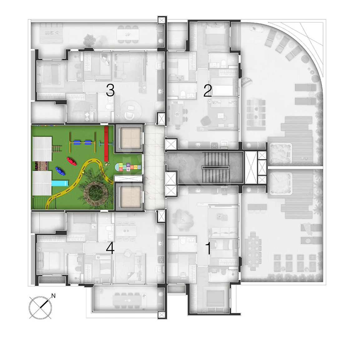 Planta — Pavimento 3