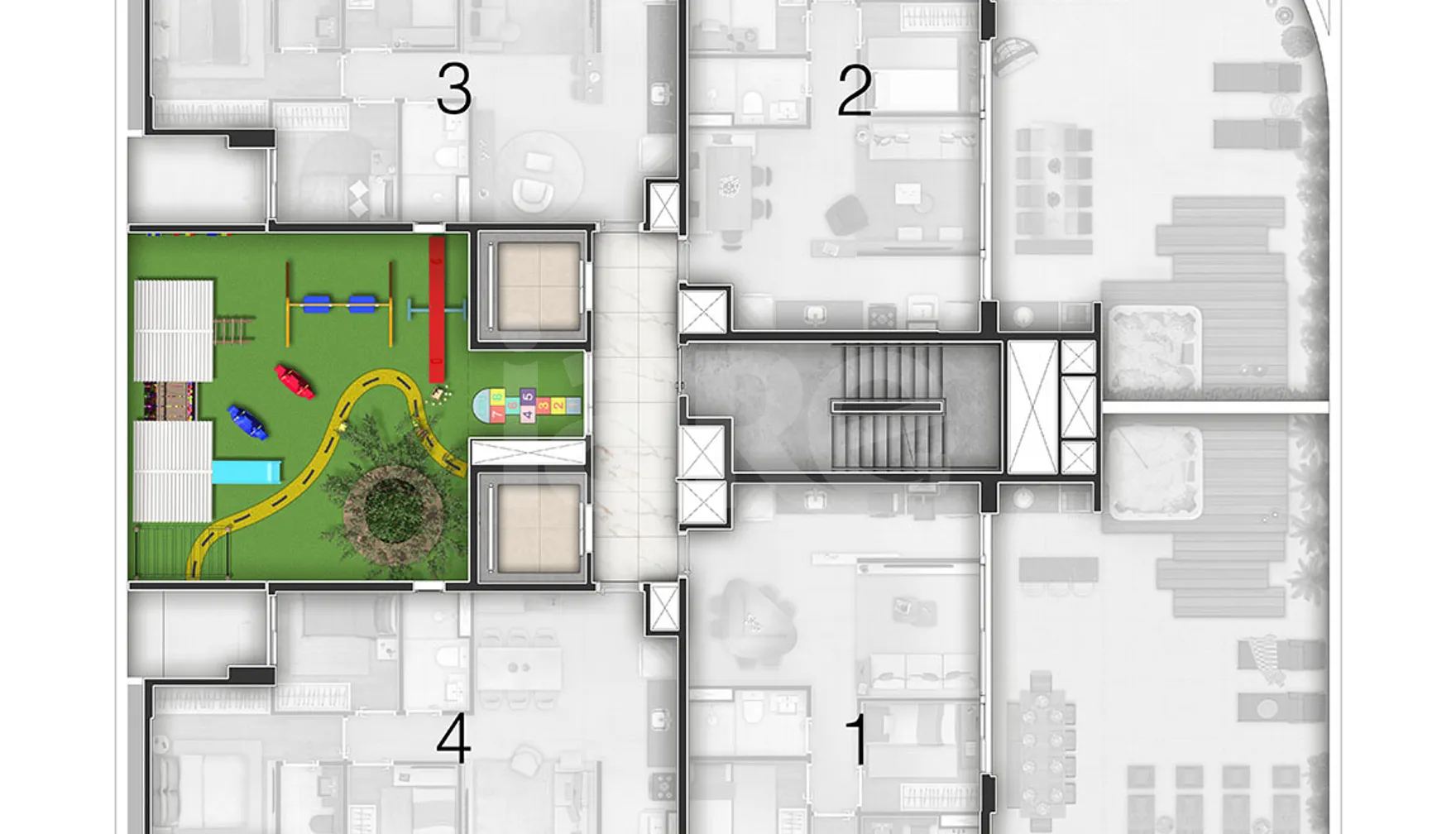 Planta — Pavimento 3
