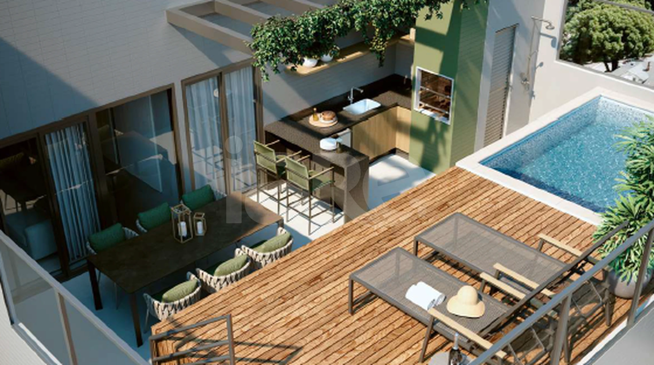 Terrace - Apartamento com 89,96 m², em Praia da Costa — foto 20