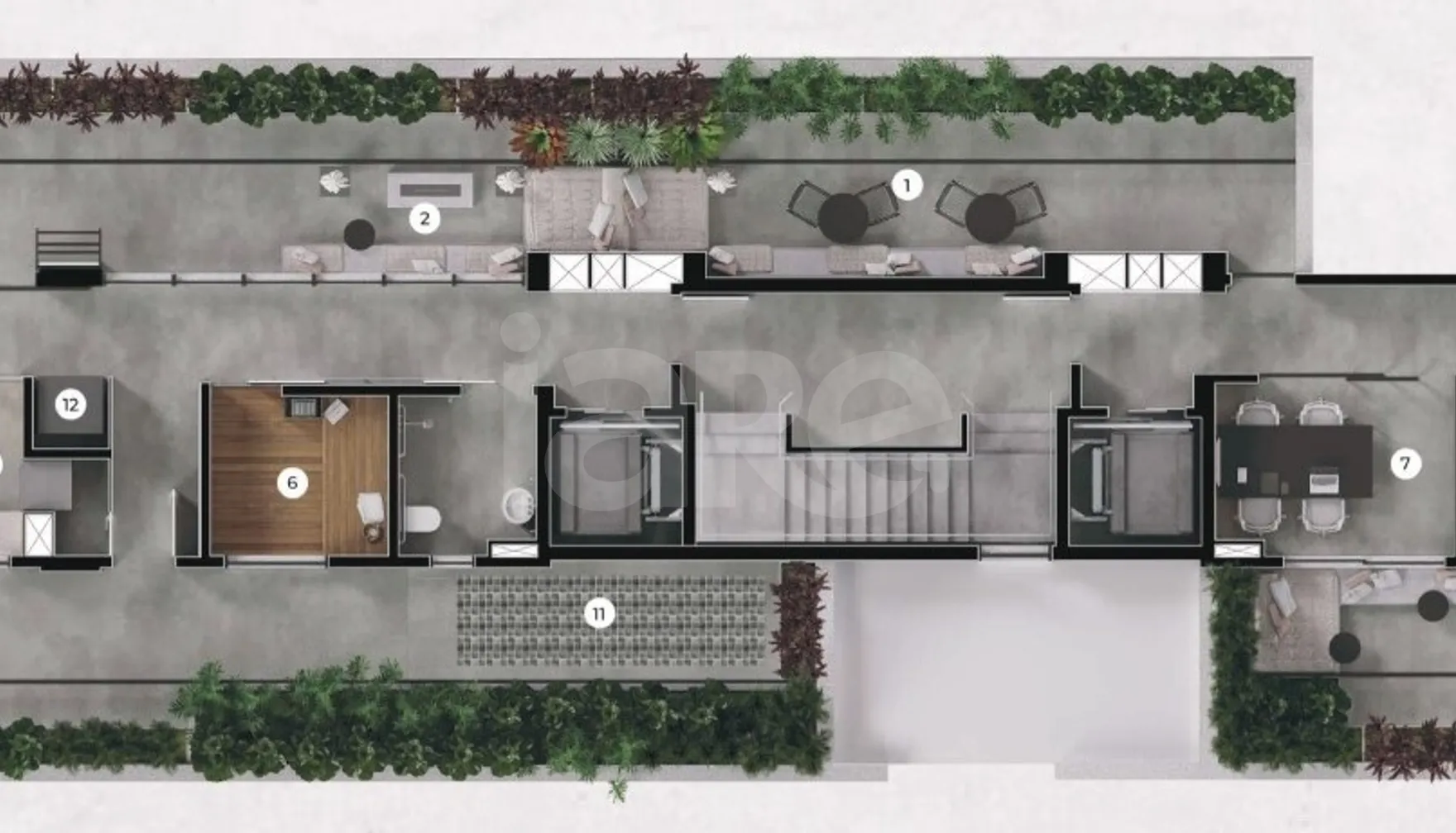 Planta — Pavimento lazer