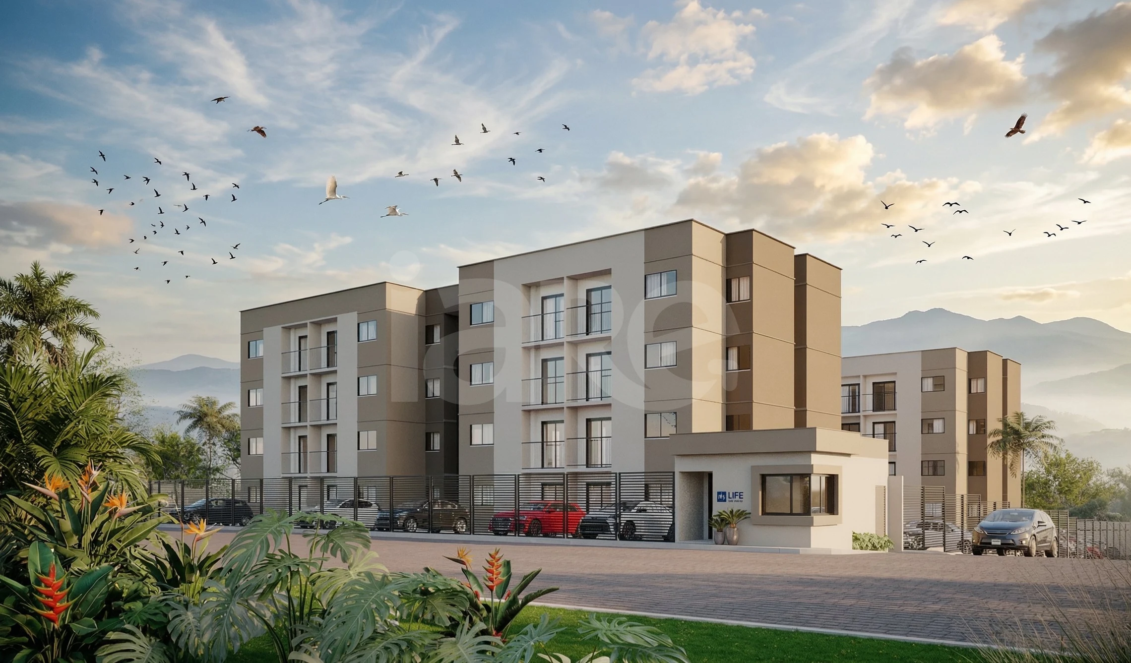 Life Jardim Tavares Residence - Apartamento com 41,94 m², em Jardim Tavares — foto 1