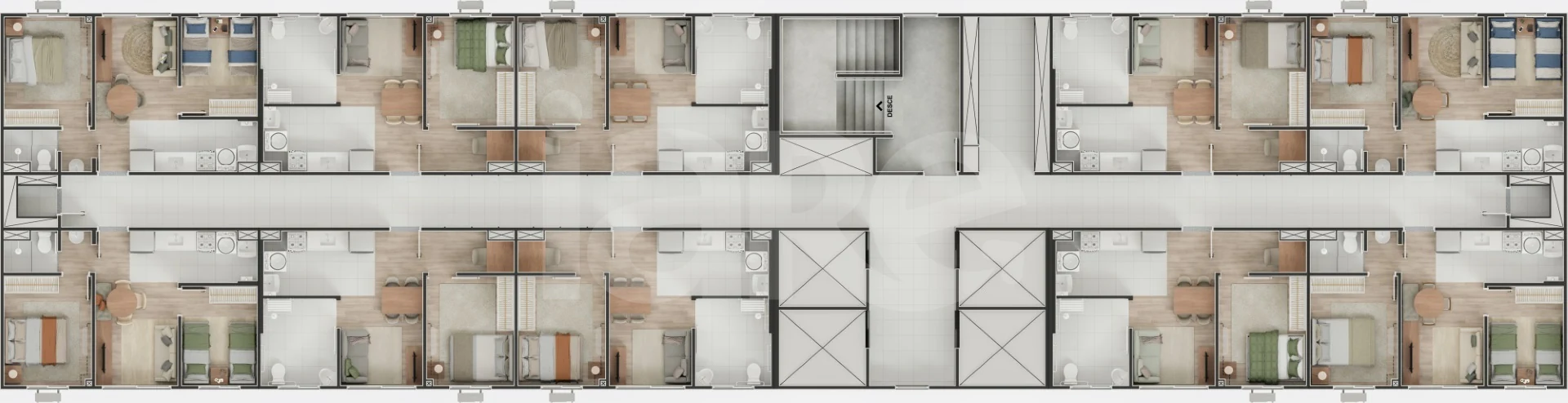 Planta — Pavimento 17