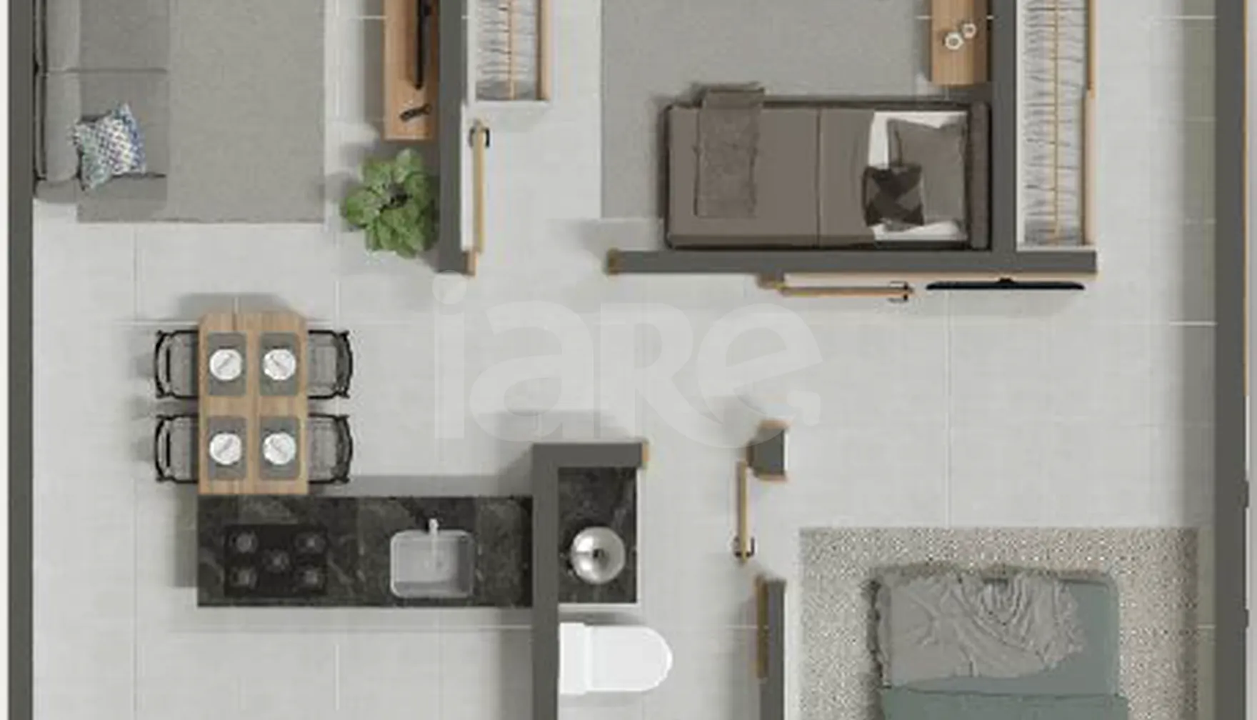 Planta — Apartamento 47,07 m²