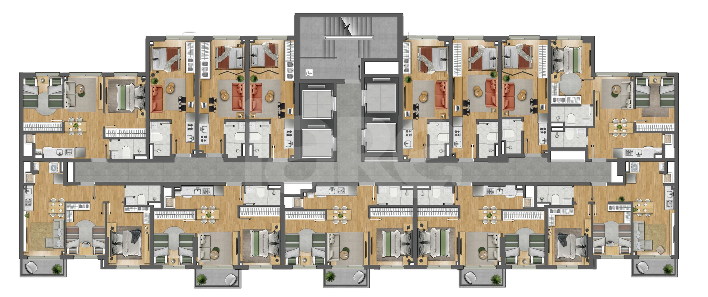 Planta — Pavimento 20