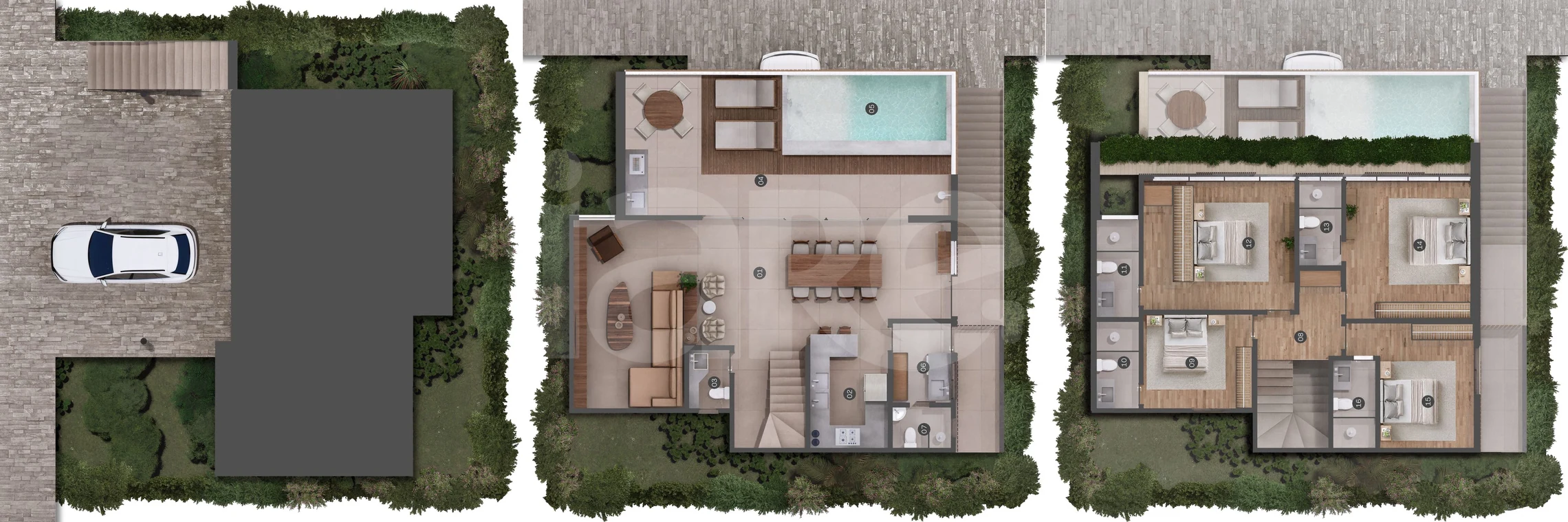 Planta — Casa em Condomínio 318,48 m²