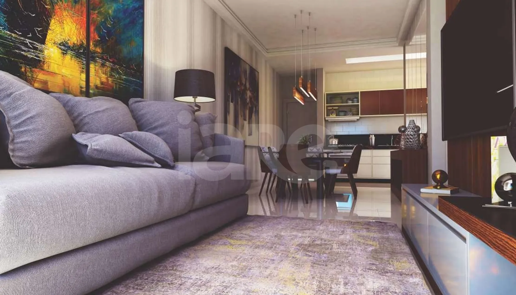 Cristal Park Residence - Apartamento com 59,25 m², em Tabuleiro dos Oliveiras — foto 2