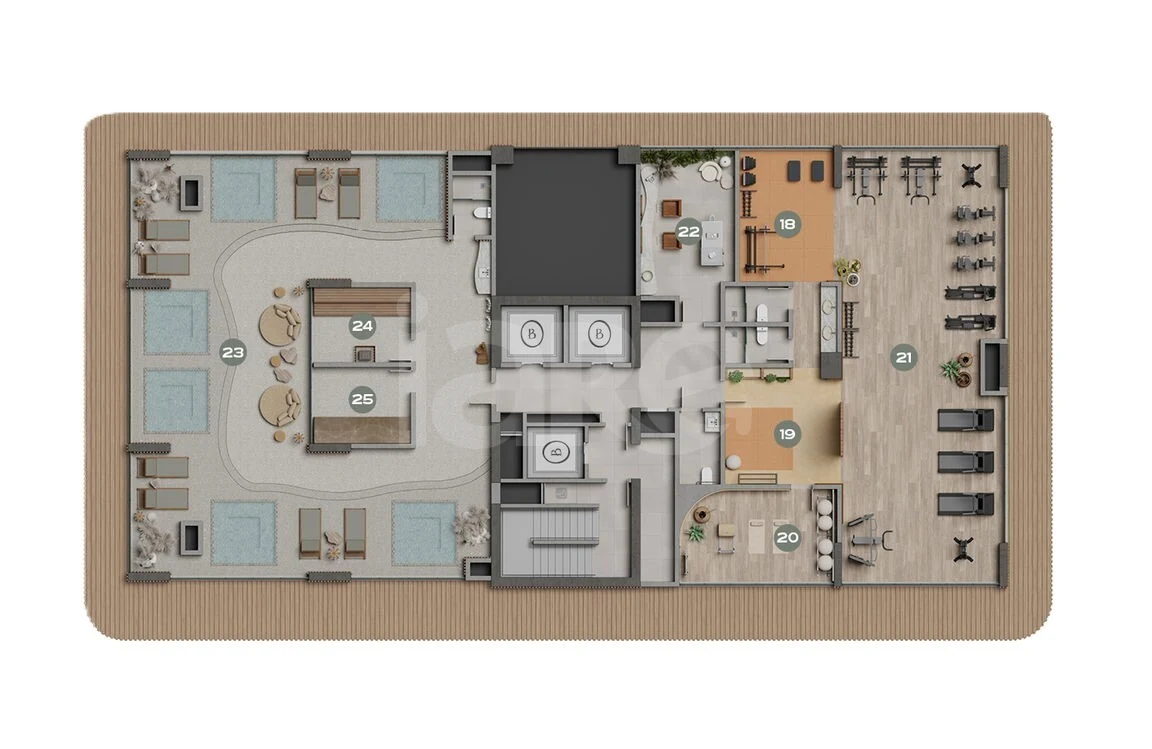 Planta — Pavimento lazer 2