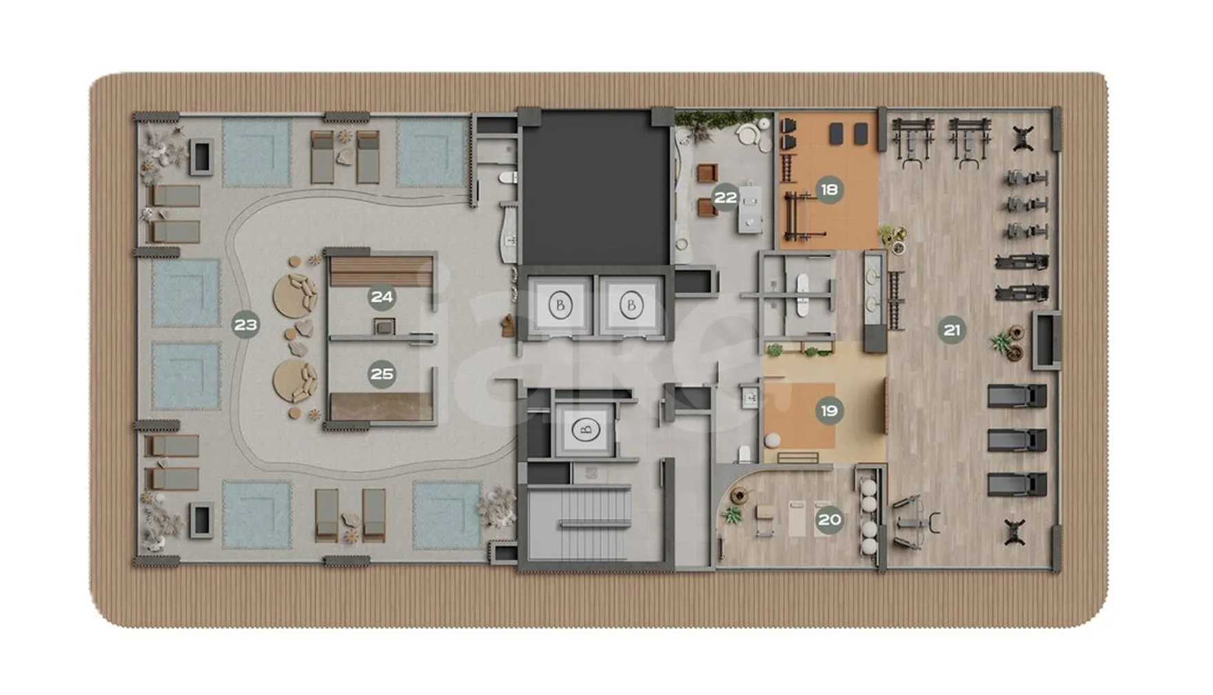 Planta — Pavimento lazer 2
