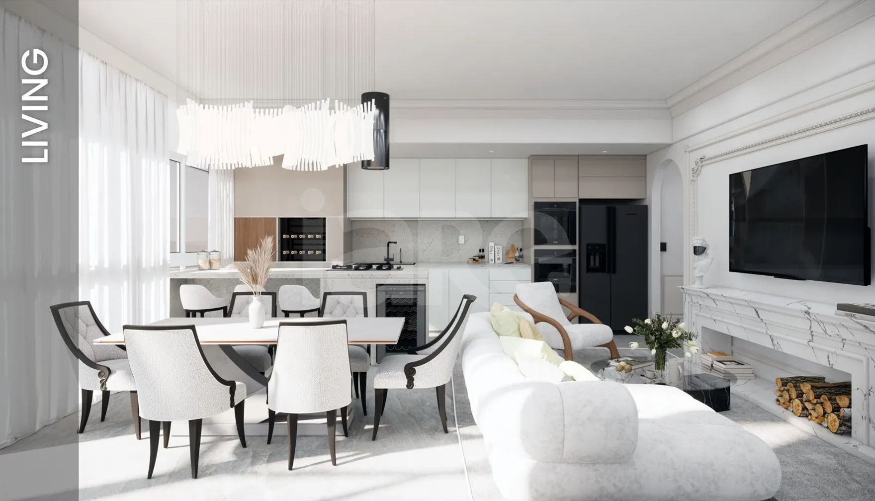 Pôr do Sol - Apartamento com 109,8 m², em Perequê — foto 3