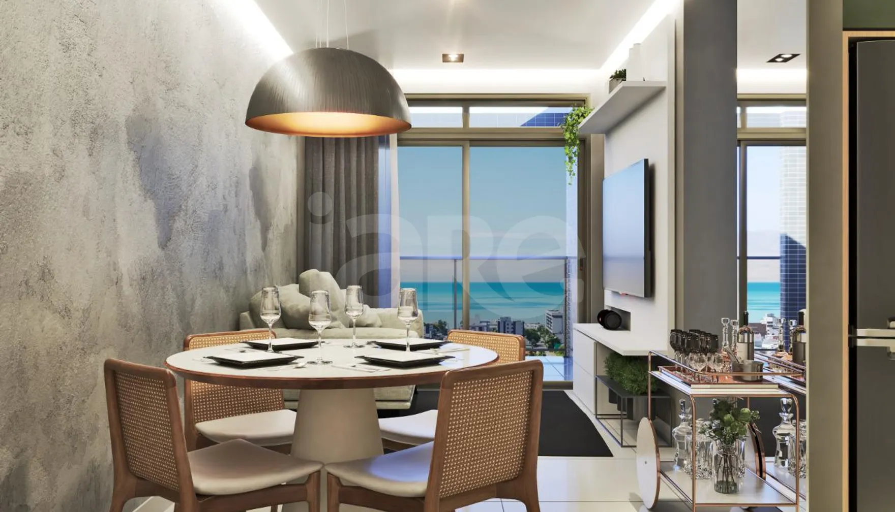 Ocean Beach - Apartamento com 77,15 m², em Bessa — foto 2