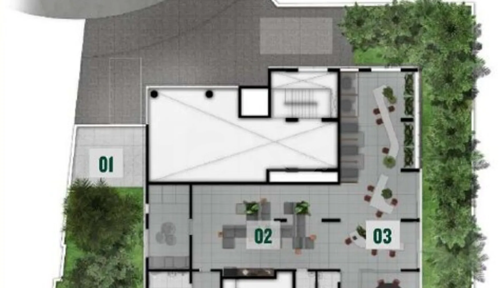 Planta — Pavimento lazer