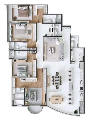 Planta — Garden 242,32 m²