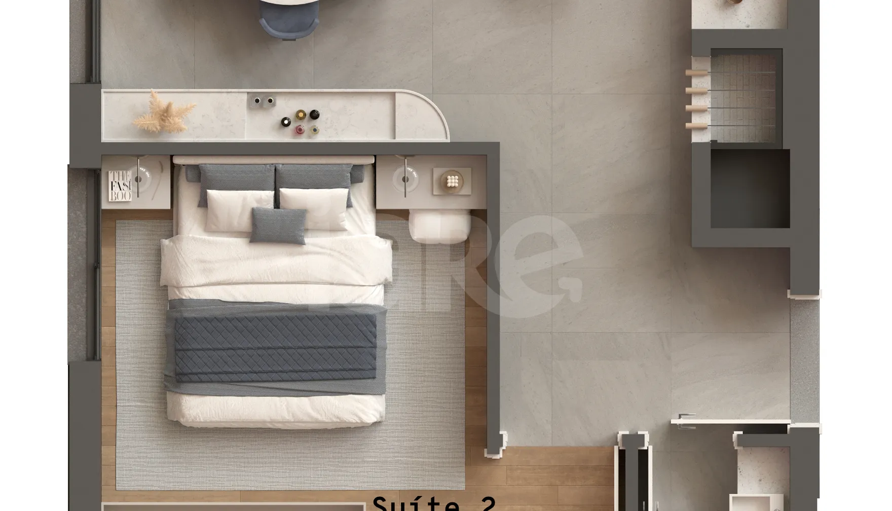 Planta — Apartamento 90,47 m²