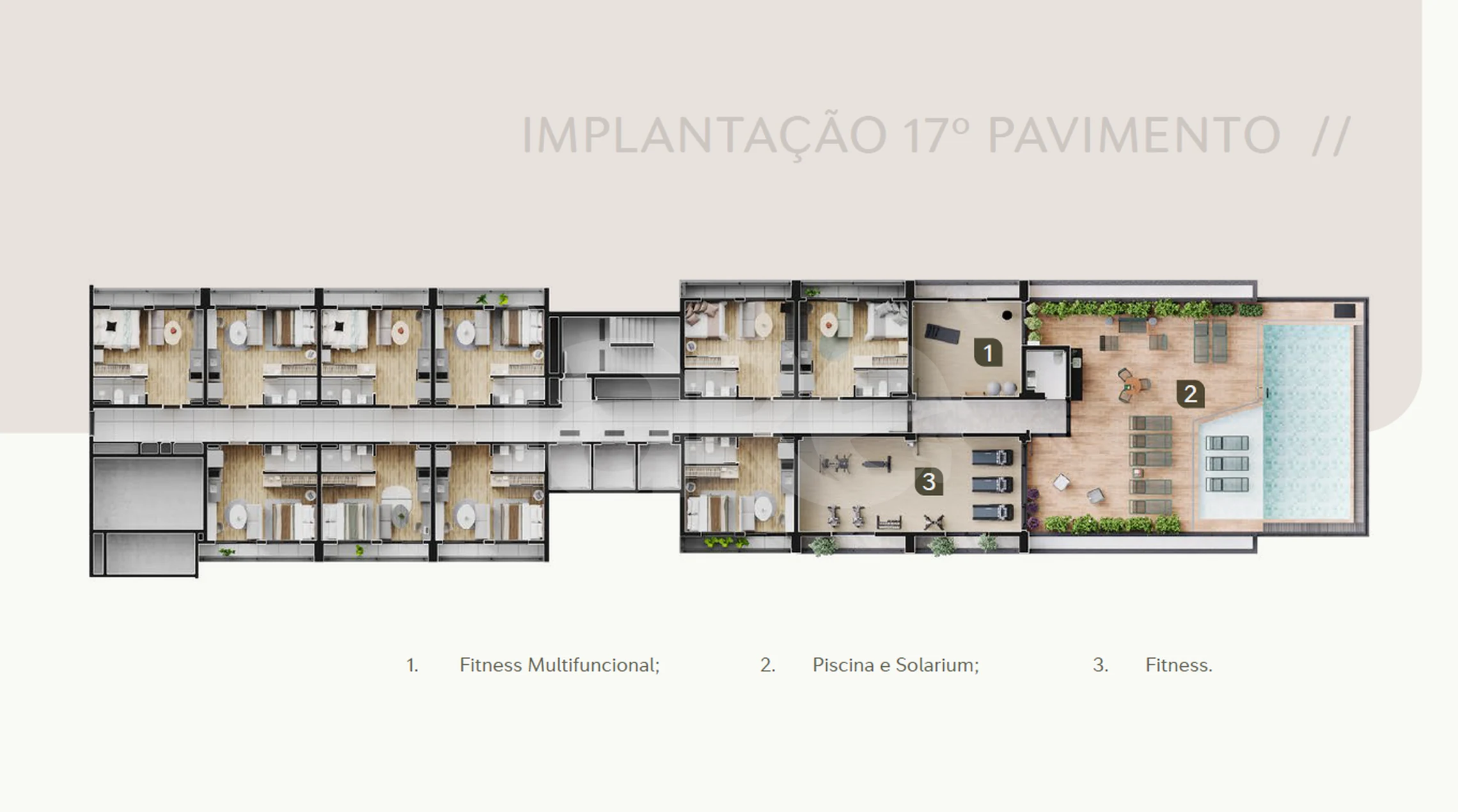 Planta — Pavimento 17