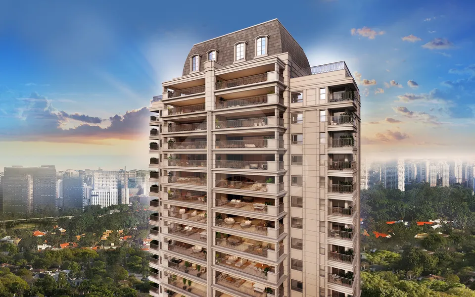 Château Jardin Lumière - Apartamento com 355,1 m², em Vila Tramontano — foto 2