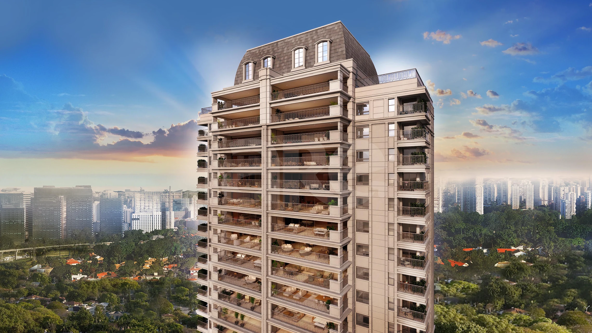 Château Jardin Lumière - Garden com 383,3 m², em Vila Tramontano — foto 2