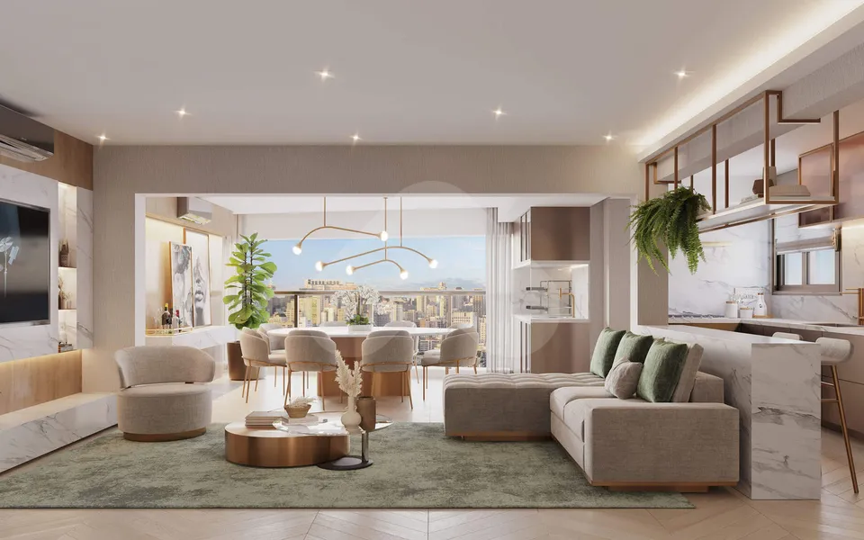 Bosque Pitangueiras - Apartamento com 79,67 m², em Água Branca — foto 2