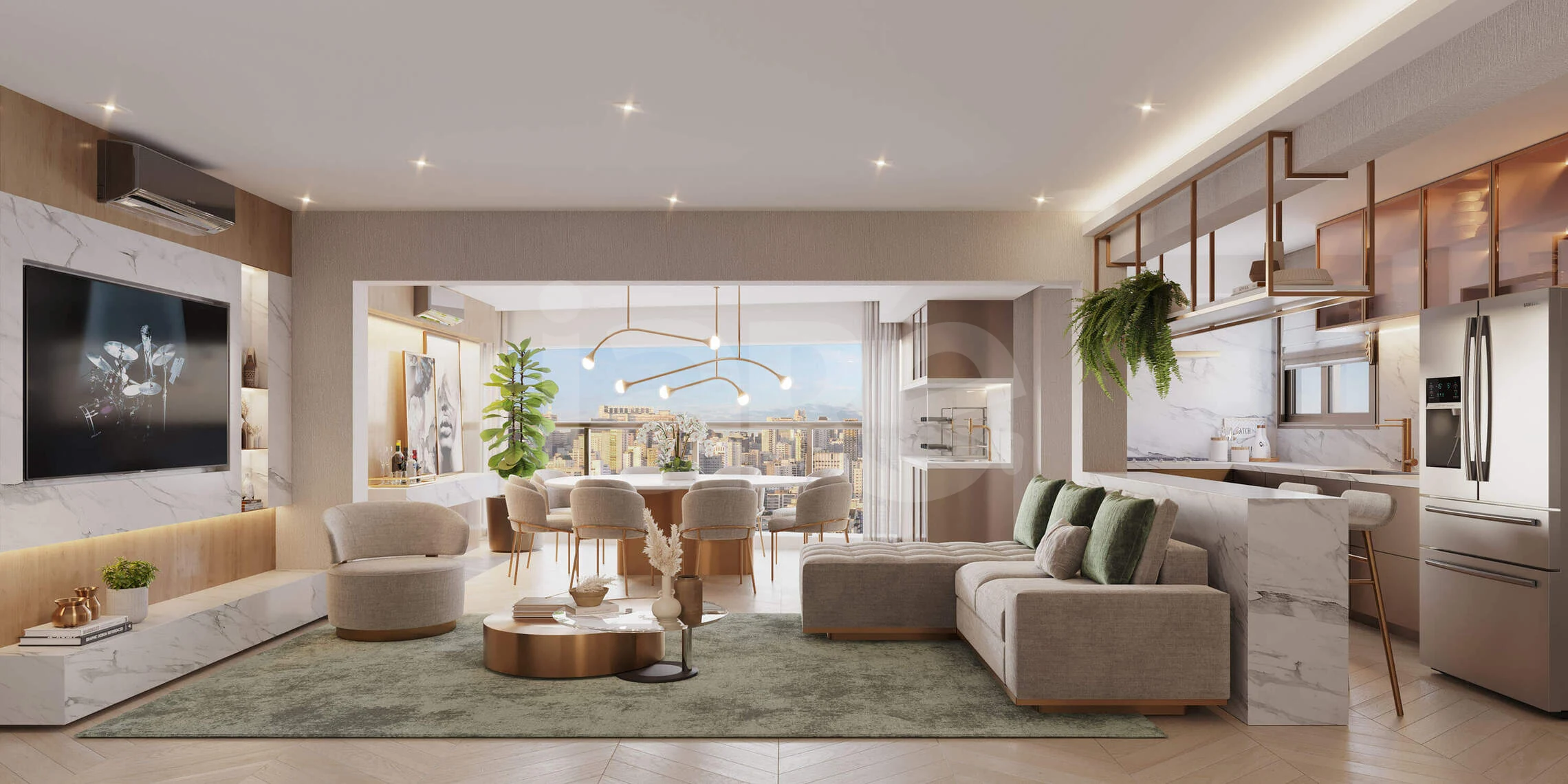Bosque Pitangueiras - Apartamento com 79,67 m², em Água Branca — foto 2
