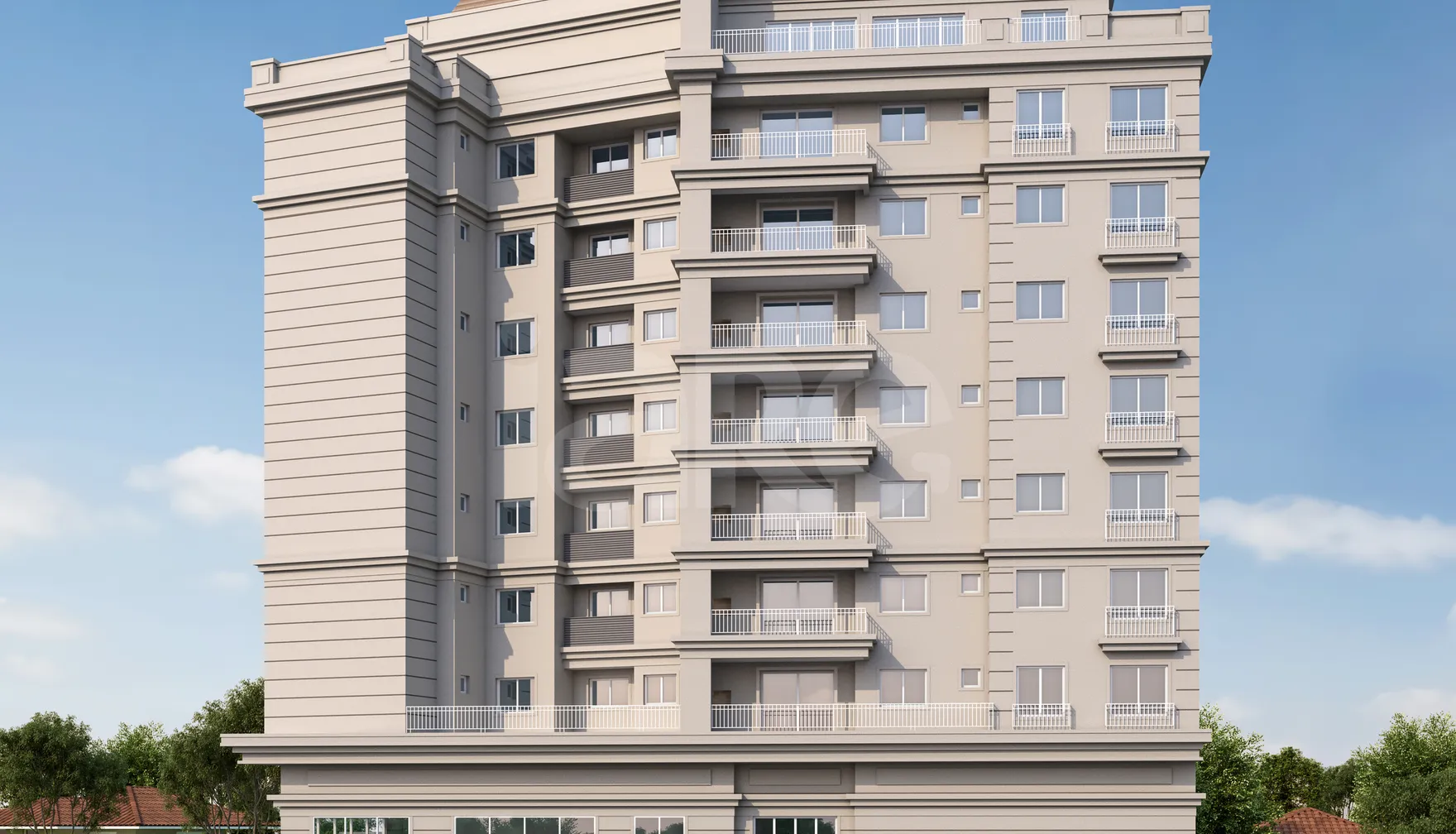 Terrasse Vincennes - Garden com 127,58 m², em Juvevê — foto 1
