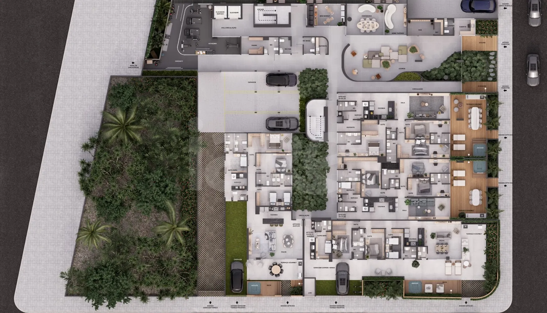 Planta — Pavimento térreo